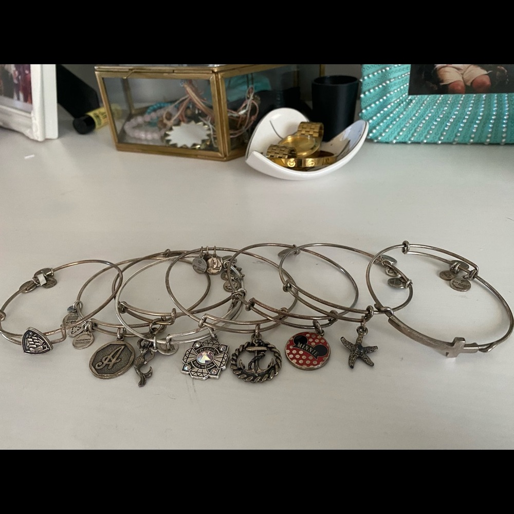 Alex and ani silver bracelet bundle